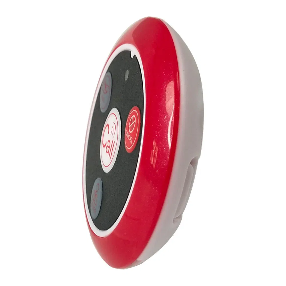 Wirelesslinkx Wireless Waiter Call Button Restaurant Pager Transmitter 433MHz Call Bell for Hookah Bar Cafe Service Call