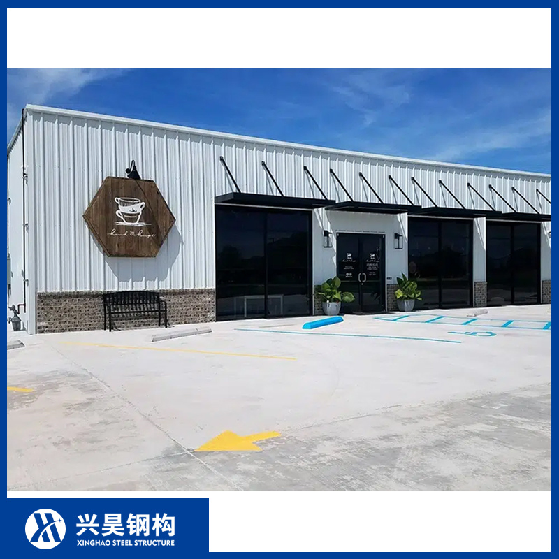 Hot Rolled H Beam Frame Load Optimized Prefab/Prefabricated Shop Steel Structure