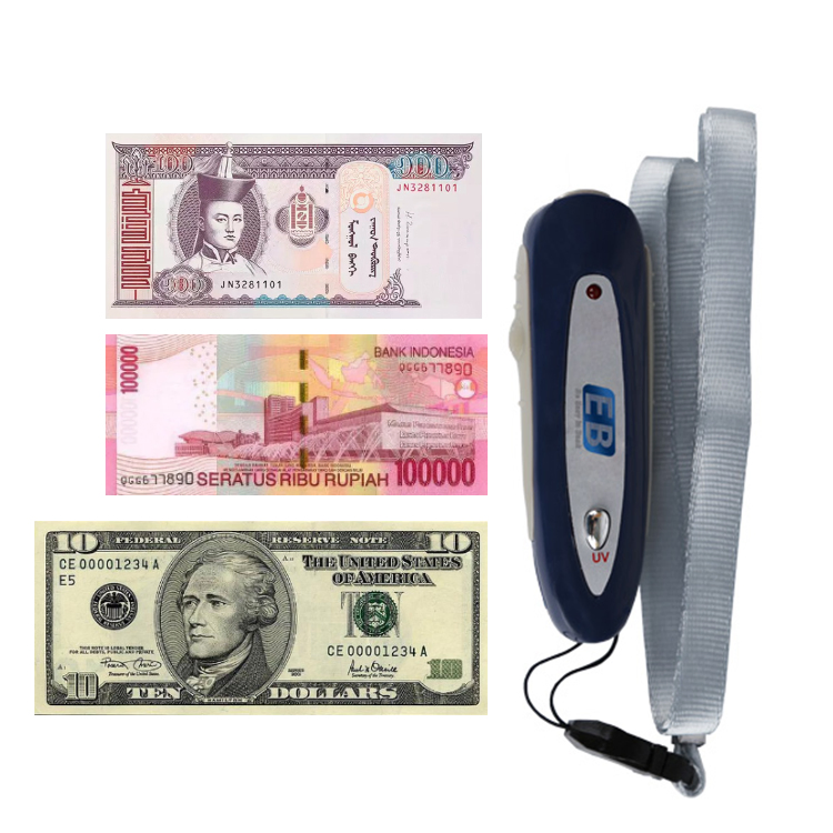 DC-128 Money Detector: Mini UV Device for Easy Portable Use Ultraviolet Currency Detector
