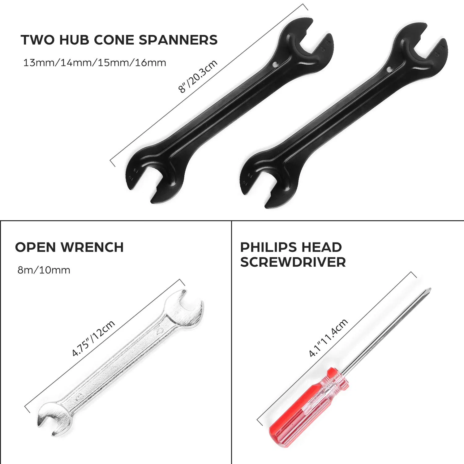 26 in 1 Bike Repair Tool Kit Bicycle Maintenance Tool Set with Multifunction Tool Wrench and Box Perfect for Repair Tyres