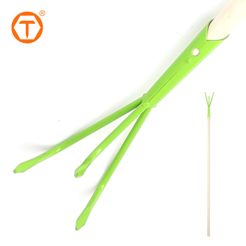 Lawn Cultivator Wooden Digging Fork Garden Tools Professional Farming Soil Weeding Hoe