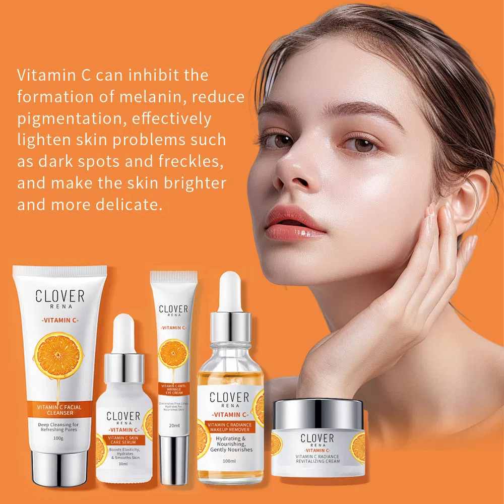 100% Organic Vitamin C Face Care Set for Radiant Skin