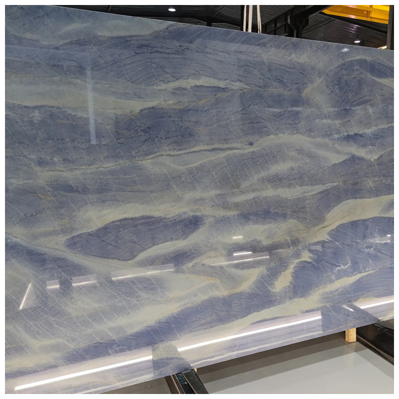 Royal Blue Quartzite Slab for Tiles and Countertops