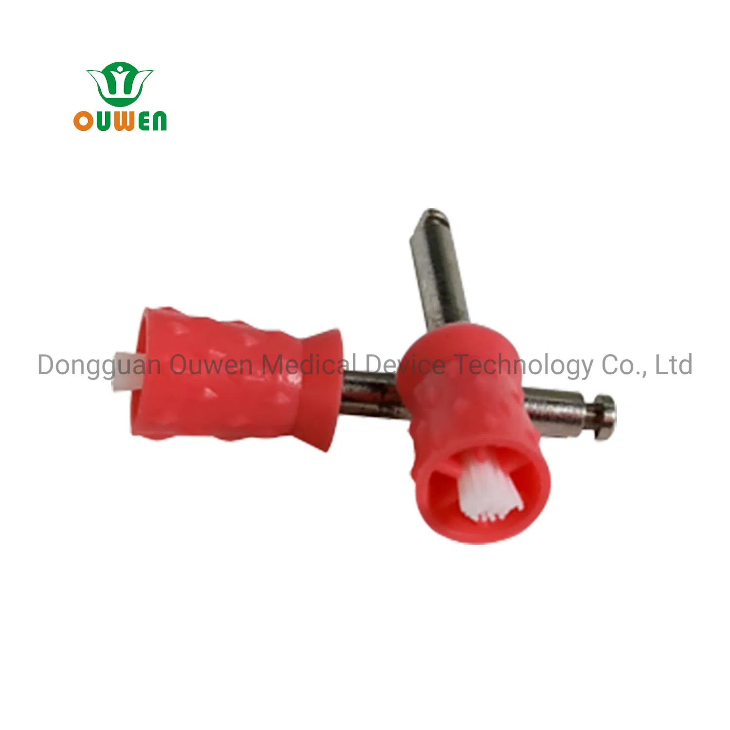 Ouwen Professional Dental Consumables Manufacturer ISO13485 CE FDA Certificate Dual Use Prophy Cup Slicone Polishing Cup Disposable Polishing Brush