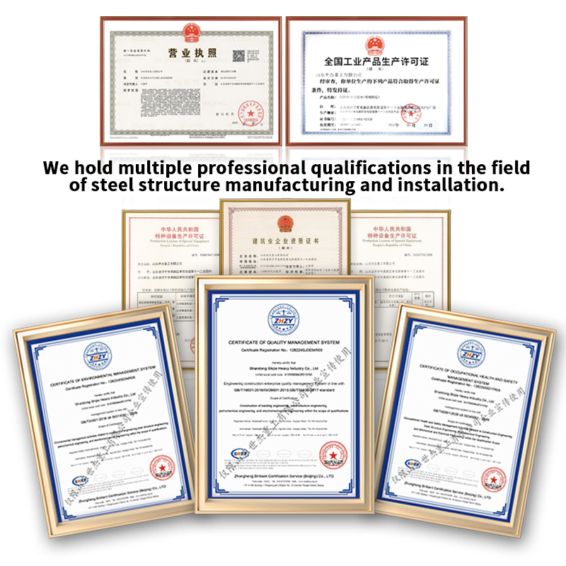 Professional Industrial Construction Metal Light Storage Pre Engineered Warehouse