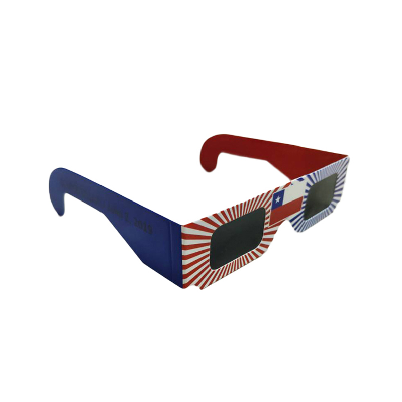 Wholesale 2024 Popular Custom Logo Viewing Filter 3D Glasses Solar Eclipse Glasses