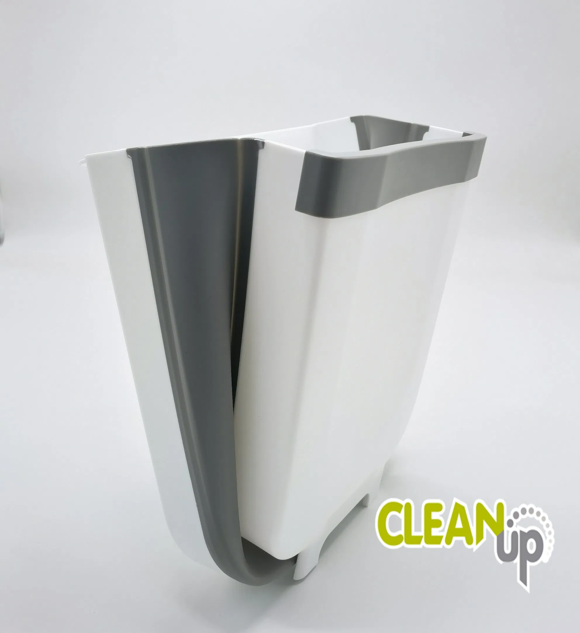 2.4 Gallon Small Plastic Collapsible Kitchen Hanging Garbage Trash Bin Can for Cabinet Car Bedroom Bathroom