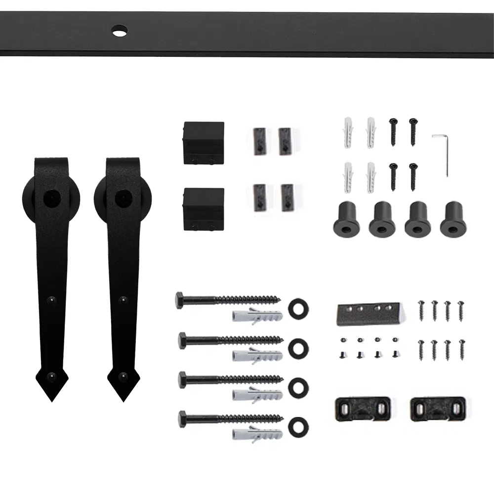 Cabinet Box Cupboard Mini Barn Sliding Door Hardware Kit Set
