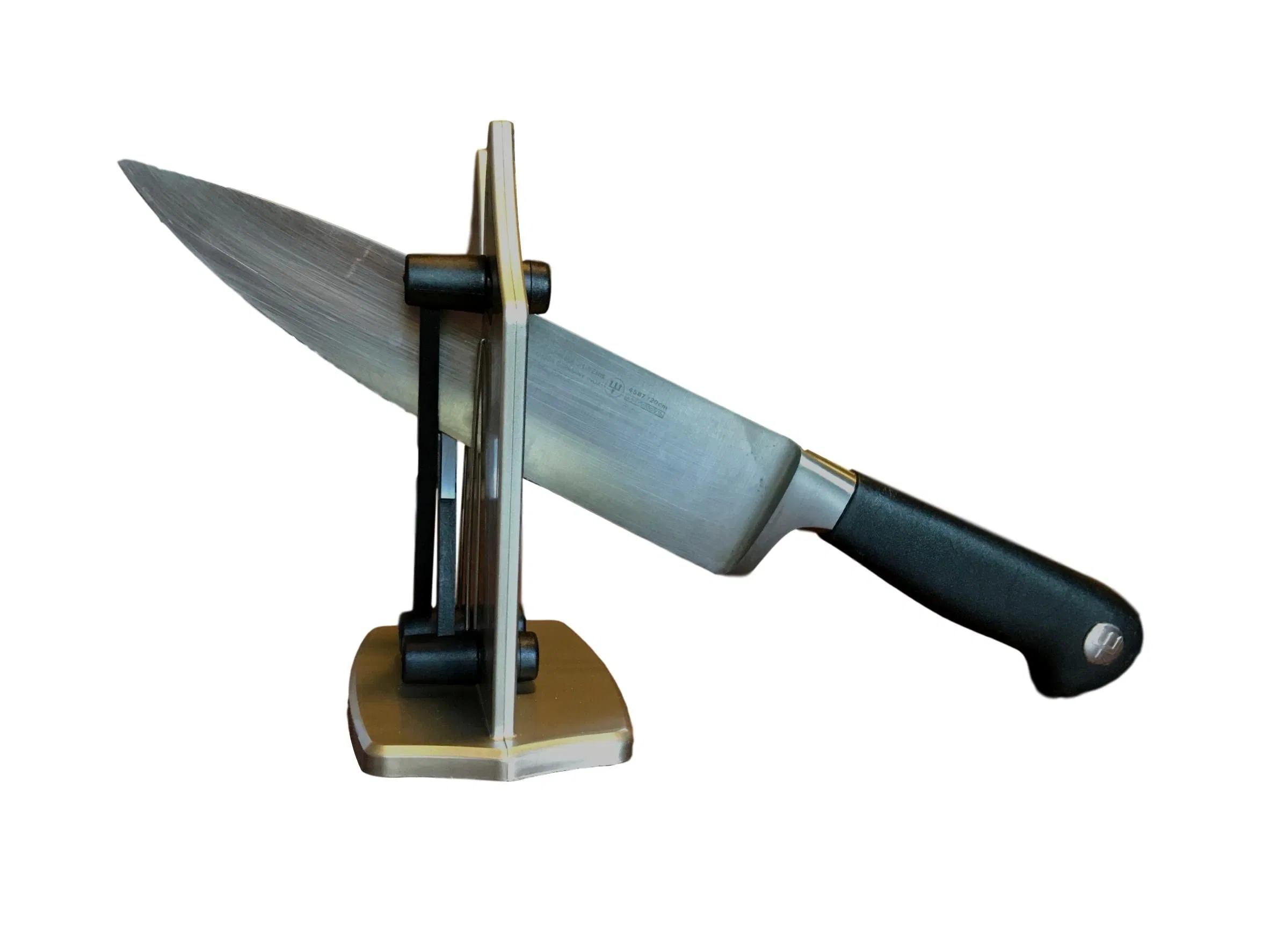 Edge Kitchen Knife Sharpener Bulb Head Sharpens Polishes Serrated Sharpener