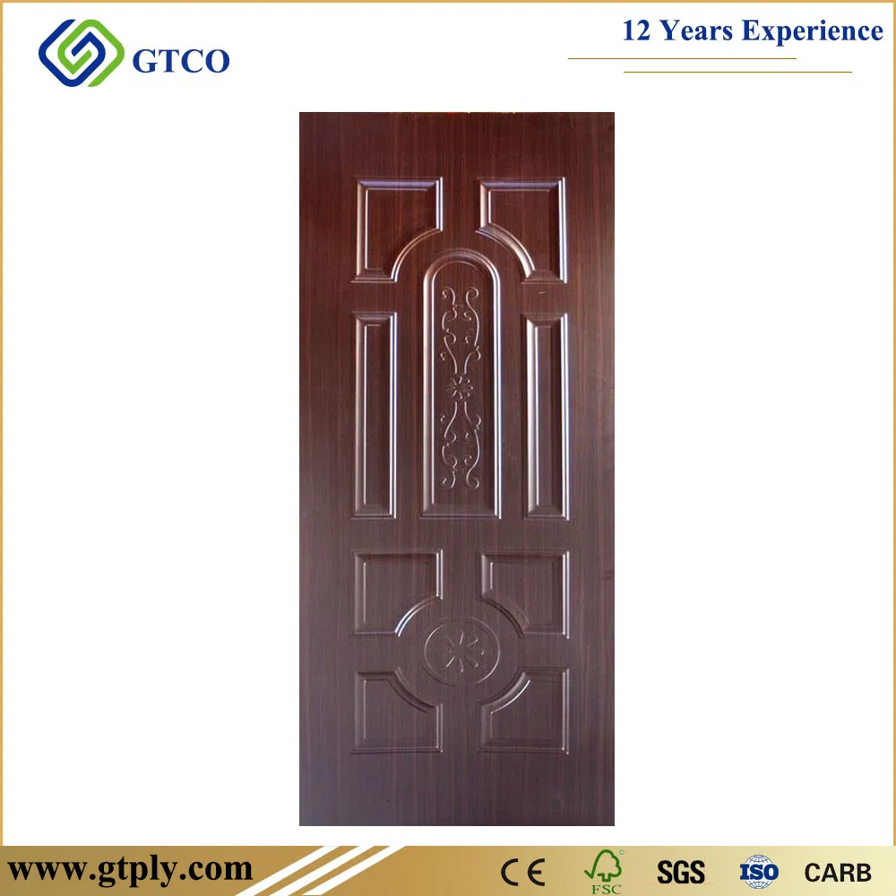 White Premier / Wenge / Wood Veneer / Melamine Moulded HDF Door Skin