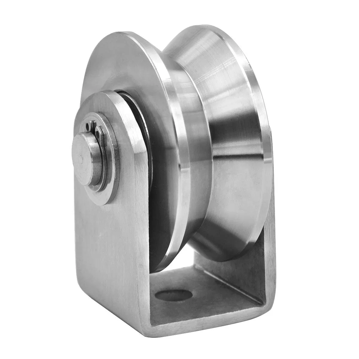 Stainless Duplex Bearing Silent Detachable Heavy Duty Traction Wheel
