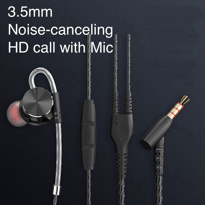 Magnetic Suction Earphones Wearing Comfortable Surround Sound Stereo Effects 3.5mm Audio Interface Wired Earbuds Sm01