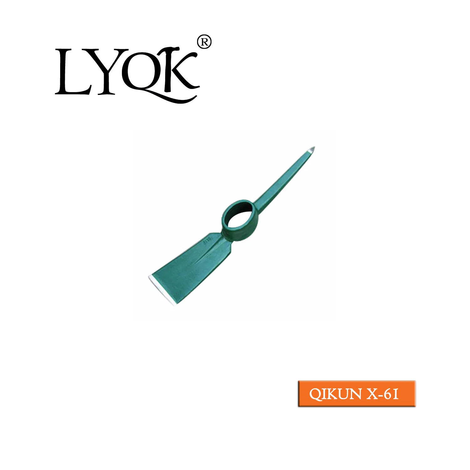 X-56 High Quality Rail Steel 65mn Agriculture Farm Garden Hardware Hand Tools Pick Head Mattock Pickaxe