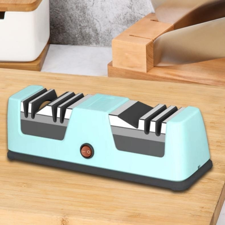 Hot Sale Charging Automatic Kitchen Knife Scissors Sharpening Stone Electric Knife Sharpener