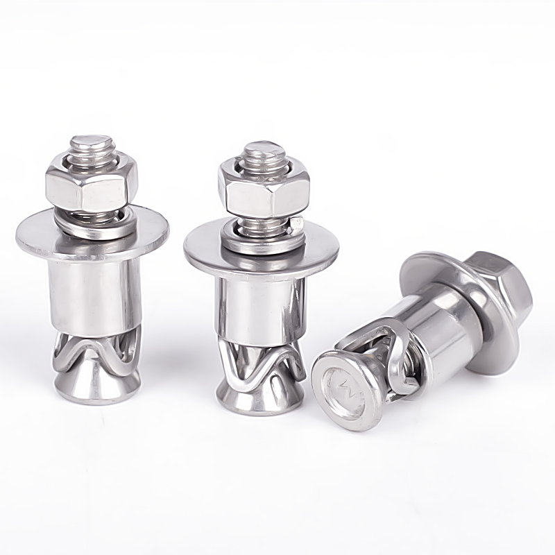 Анкер подрезной нержавеющий полированный