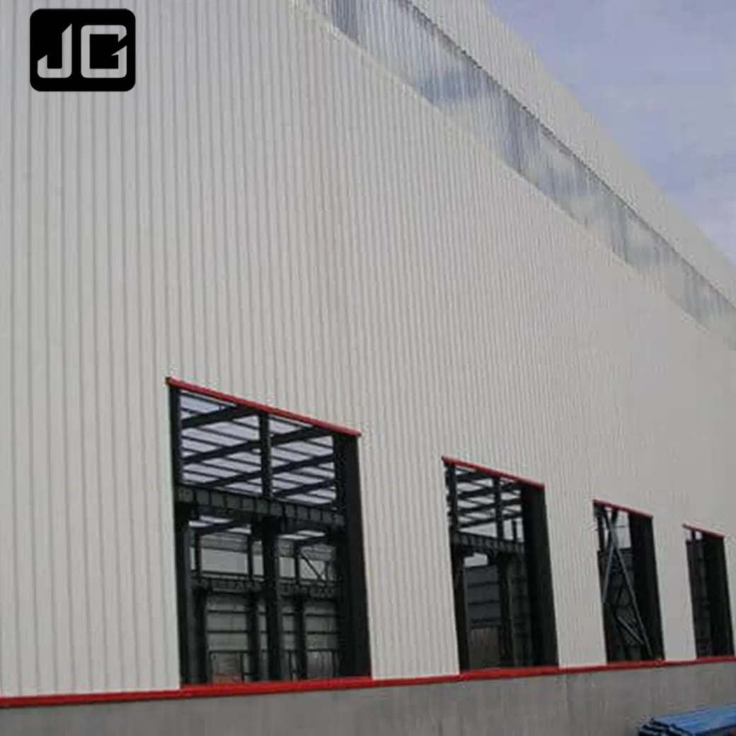 Industrial Prefabricated Metal Construction Steel Structure Prefab Garage with H Section