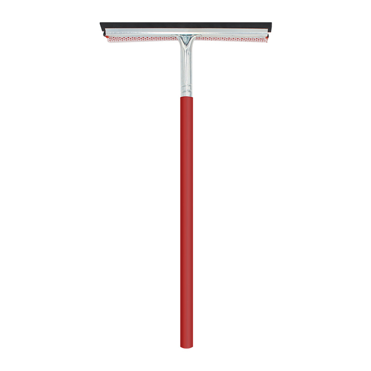Metal Windows Wiper Glass Cleaning Squeegee with Wooden Handle