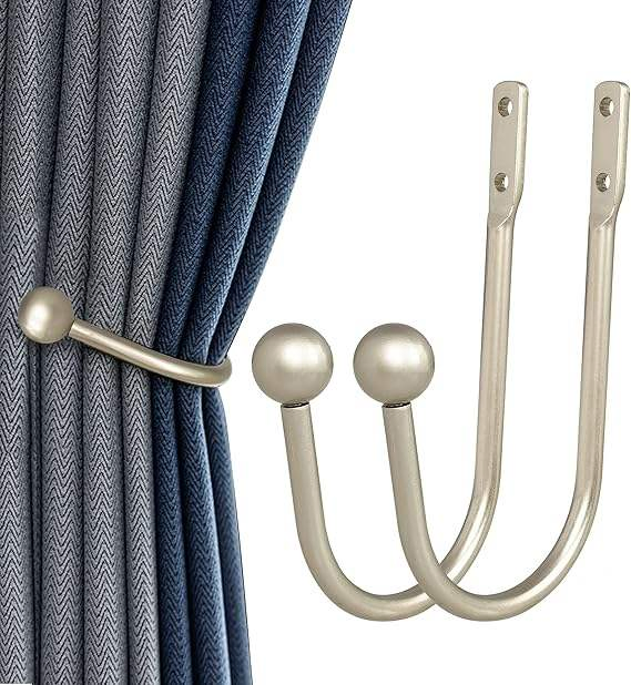 New Product Curtain Holder Hooks Bracket Holder for Curtains Holders with Elegant Appearance