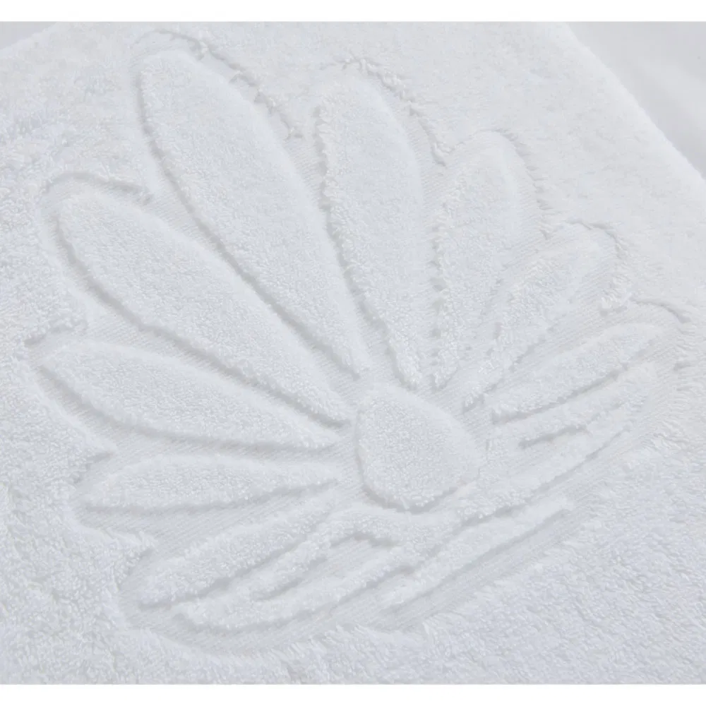 Luxury White Hand Towels Soft Cotton Highly Absorbent for Hotel SPA Bathroom