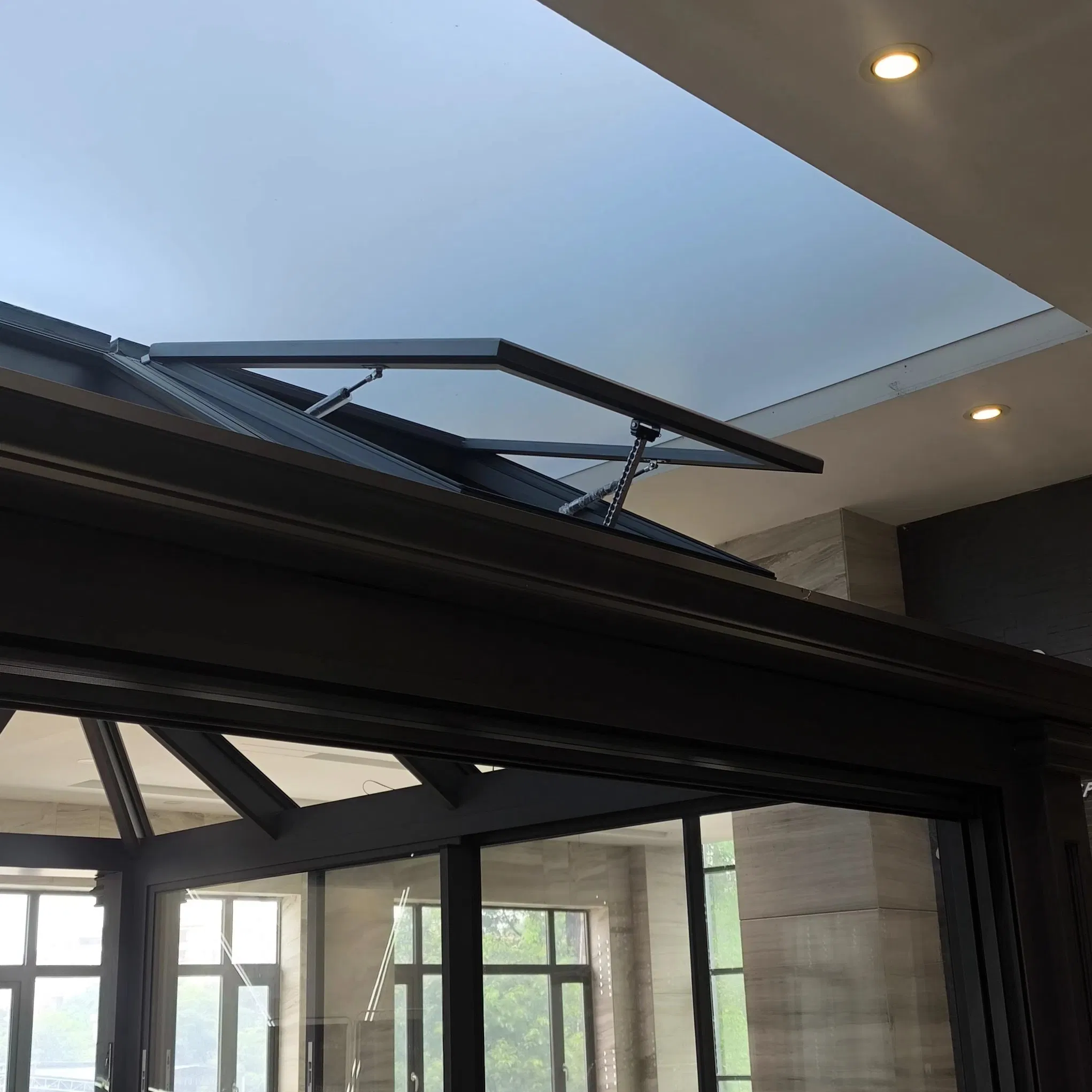 Modern Aluminium Sunroom Four Seasons Garden Low-E Glass Outdoor Garden House Sunrooms