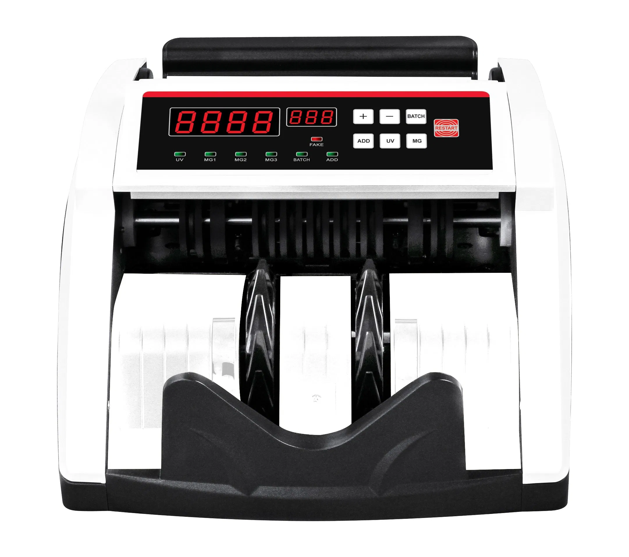 Al-5100 up Loading High Speed Counting Money Count Banknote Counter UV, Mg, IR for Most Currencies