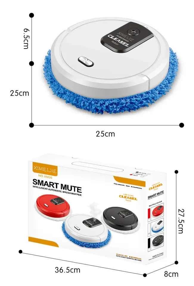 Automatic Smart Impregnation Humidification Rechargeable Dry Wet Vacuum Cleaner