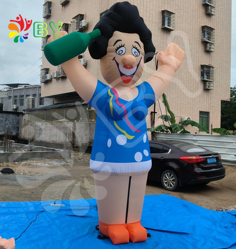 Advertising Inflatable Doll 3.5m Holland Inflatable Cartoon Netherlands Cartoon Inflatable Abraham and Sarah