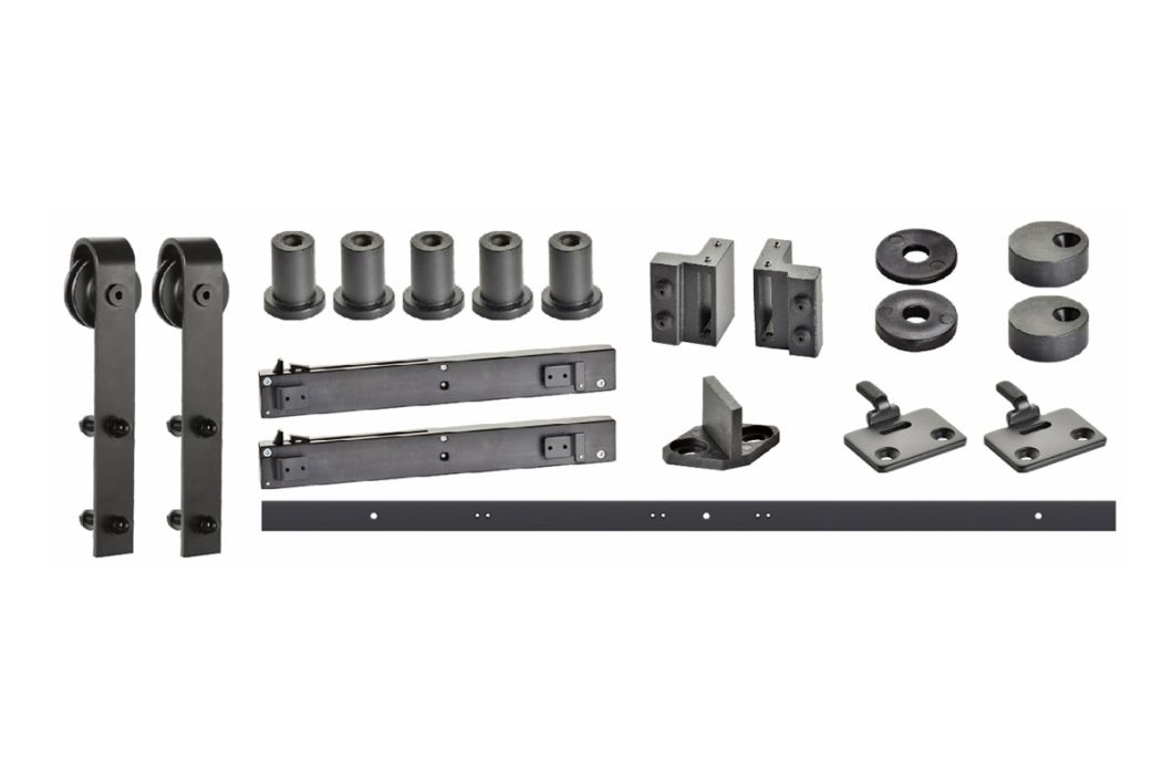 Magic Sliding Door with Completely Concealed Hardware and Track with Wall Mount Sliding System