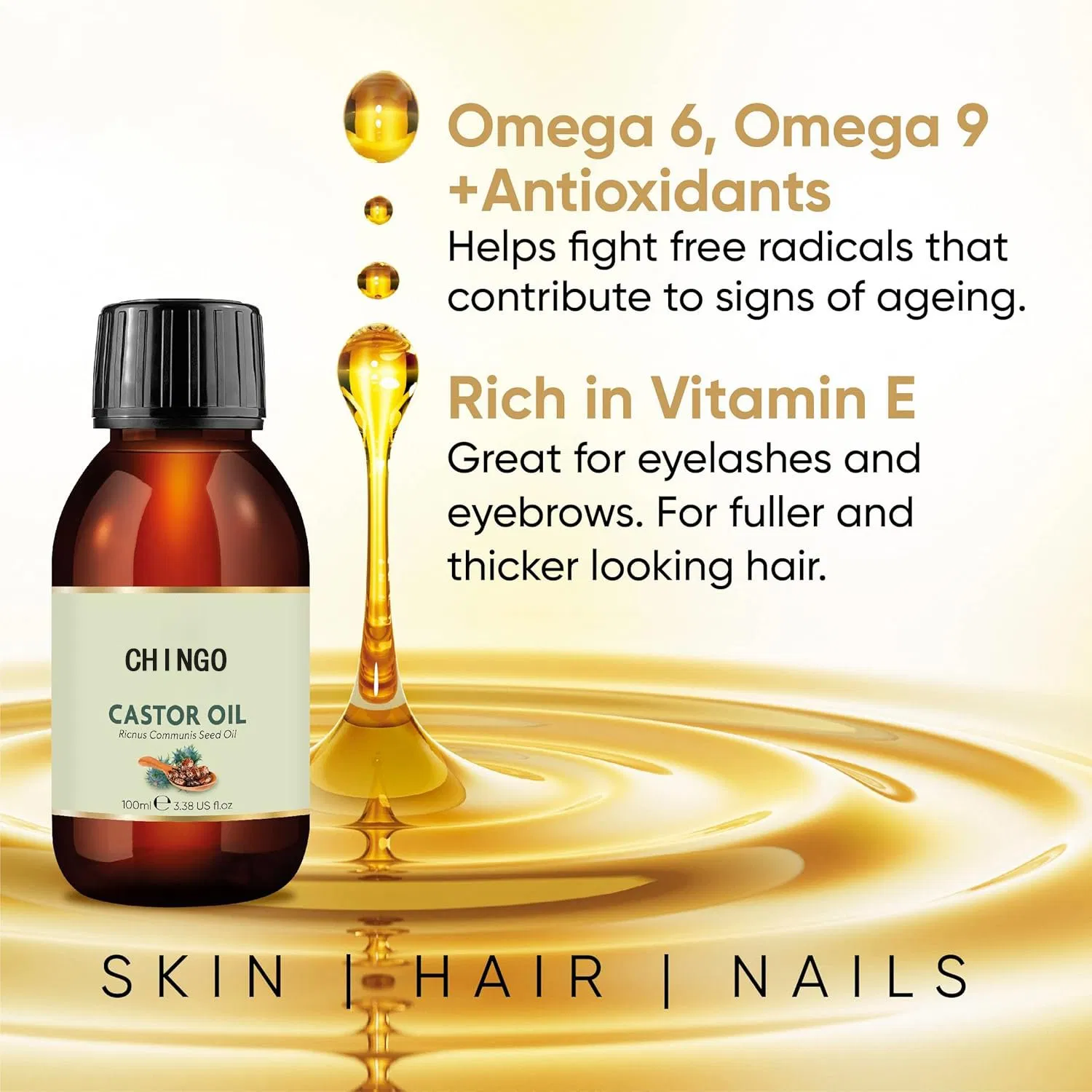 Natural Beard Growth Oil Promotes Hair Growth Fills Patchy Areas Fast