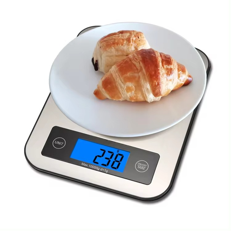 Кухонные весы цифровые с сенсорным экраном, 10 кг