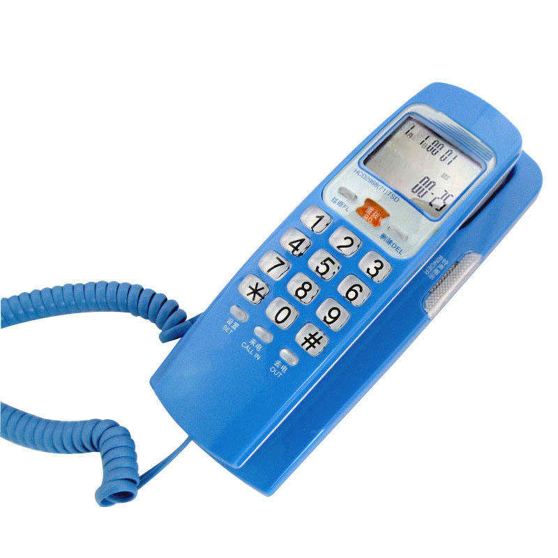 Two Optional Level Volume Button Landline Smart Telephone with Caller ID Light