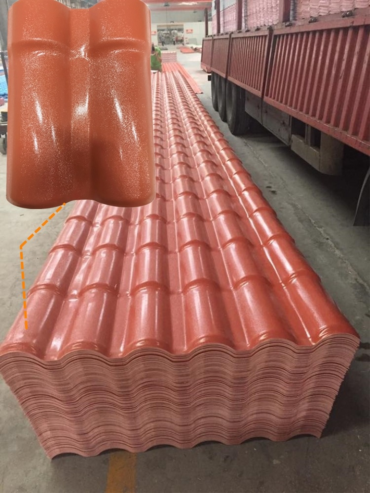 Resin Roofing Tile/ASA Roofing Sheet/Roogin Tile in Long Lifespan