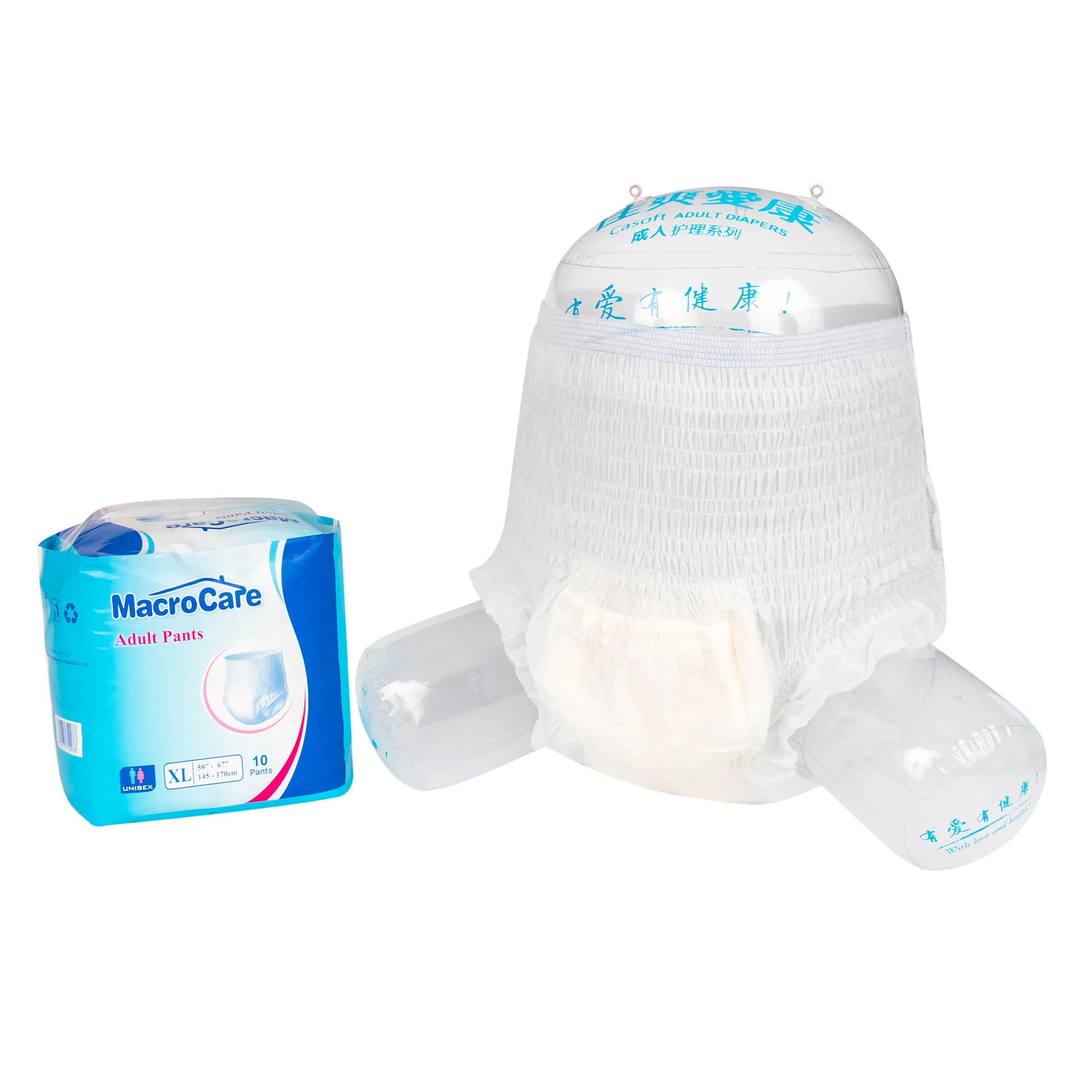 Wholesale Macrocare High Quality Incontinent Pull up Pants Adult Diaper Manufacturer