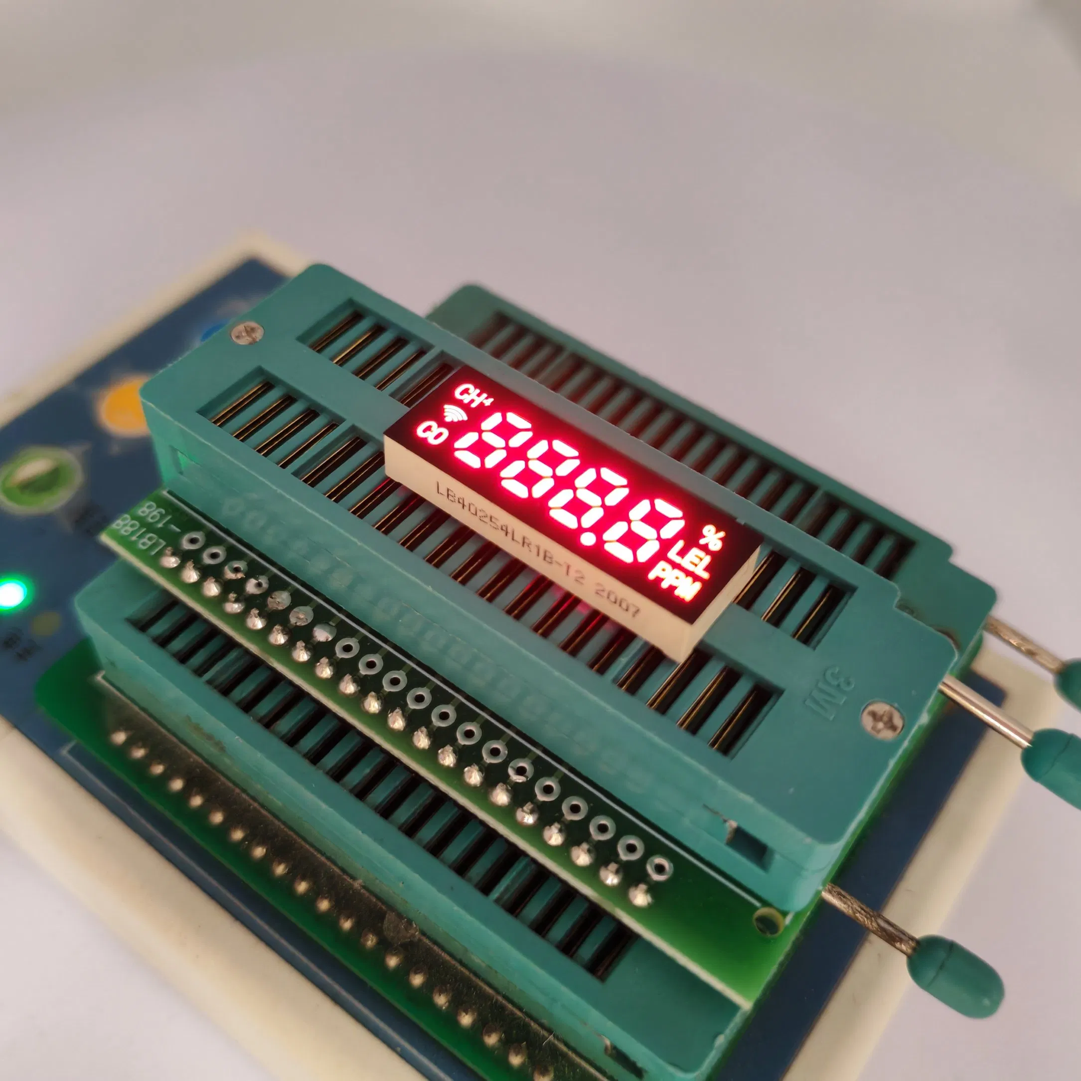 Red LED Digital Clock Display (4-Digit, 7-Segment)