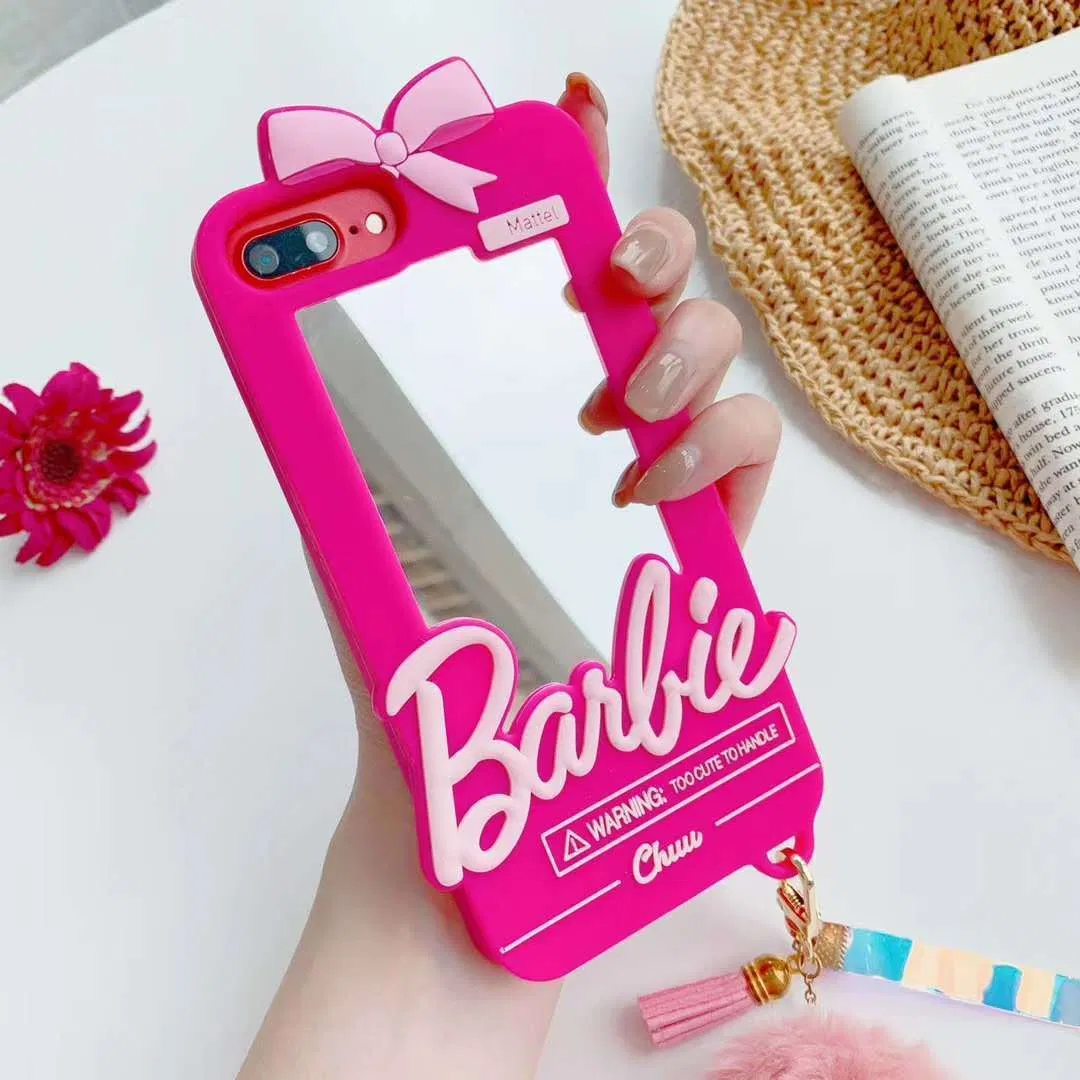 Силиконовый чехол с 3D зеркалом для iPhone