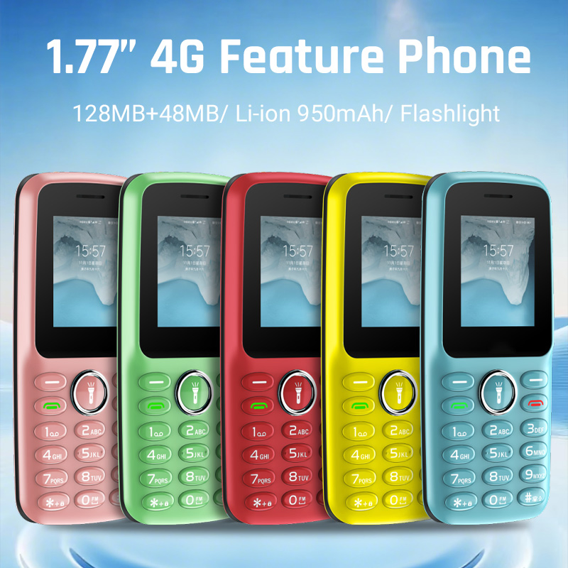Кнопочный телефон 4G LTE VTEK с сенсорным экраном 1.77 дюйма
