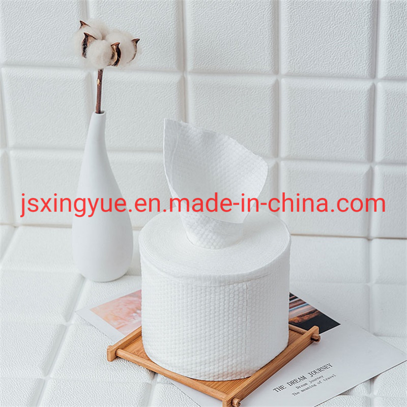 Disposable Non-Woven Face Cleaning Towel in Roll