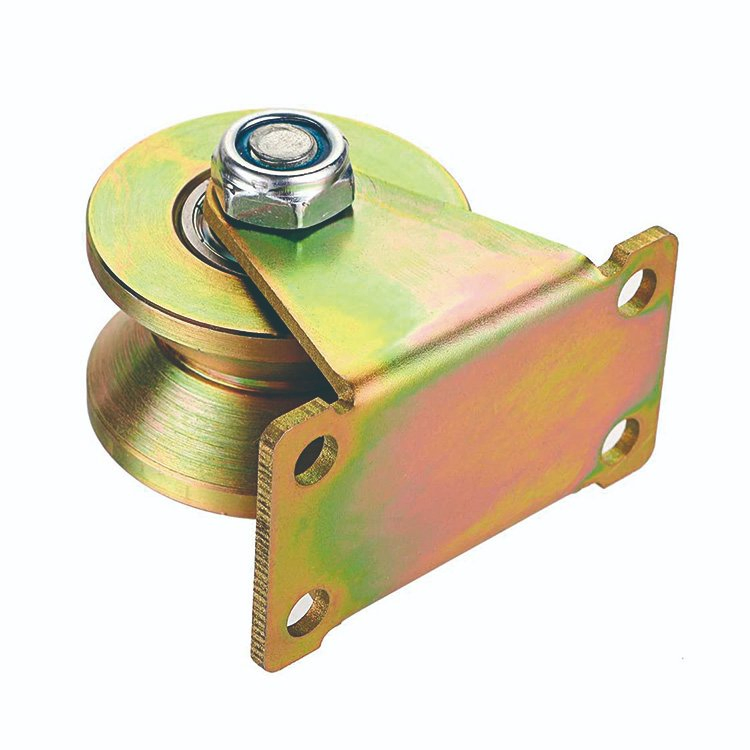 660 Lbs Heavy Duty Rigid Casters Sliding Gate Roller Wheels Bearing