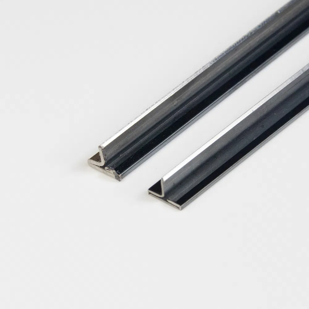 Stainless Steel Black Color T Shape Decorative Metal Wall Trim