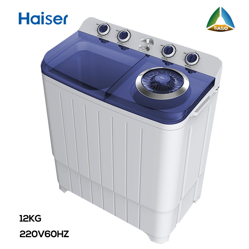 12kg Twin Tub Washing Machine with Saso Certificate