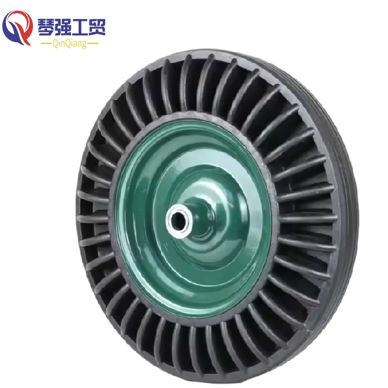 Durable 14-16 Inch Solid Rubber Wheel for Wheelbarrow Use