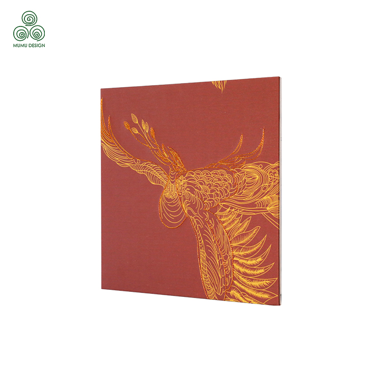 Hand Embroidery Accentuating Fine Patterns for Residential and Commercial Leather Texture Panels
