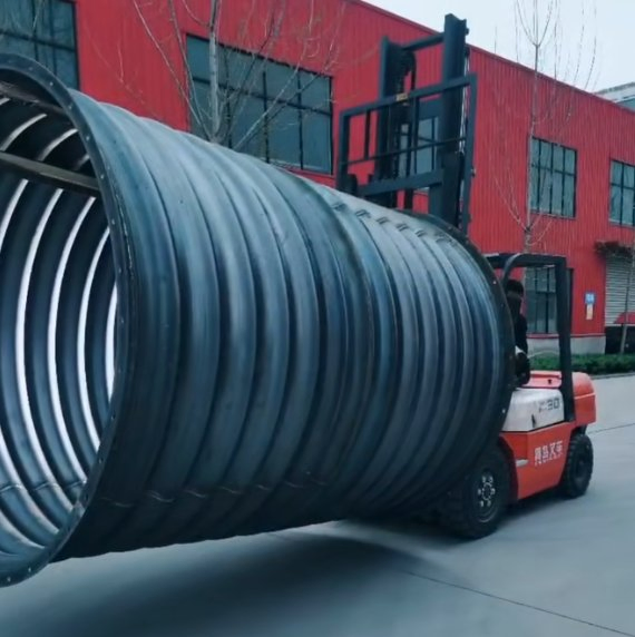 Building Material Galvanized Q235 Corrugated Pipes Tunnel Steel Culvert Pipe Manufacturer