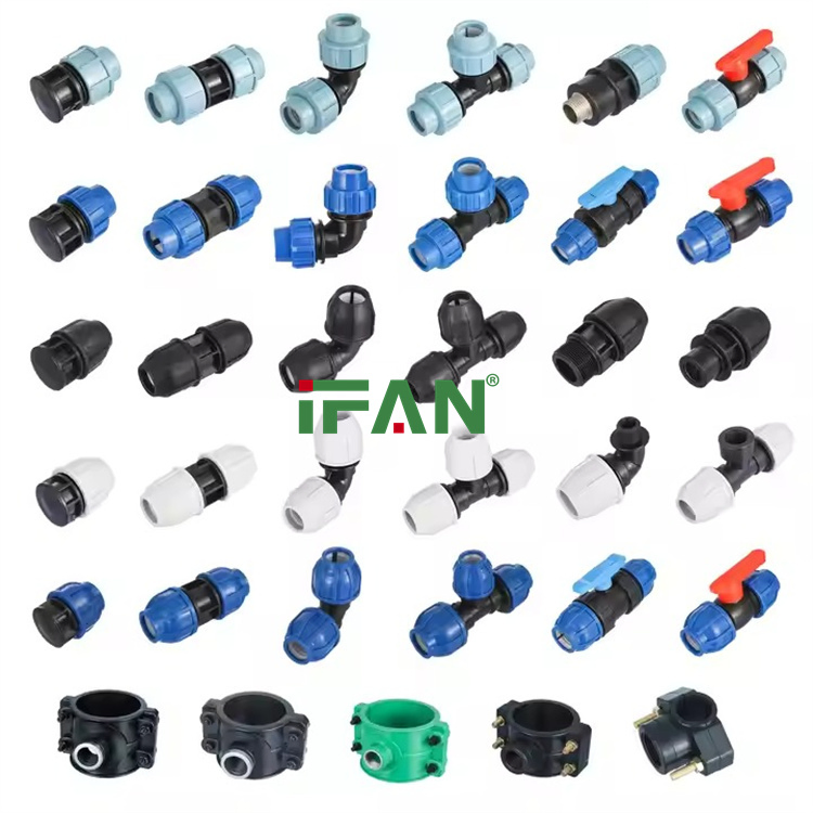 Ifan Customized Irrigation HDPE Fittings PP Pipe Connector PE Compression Fittings HDPE Fittings