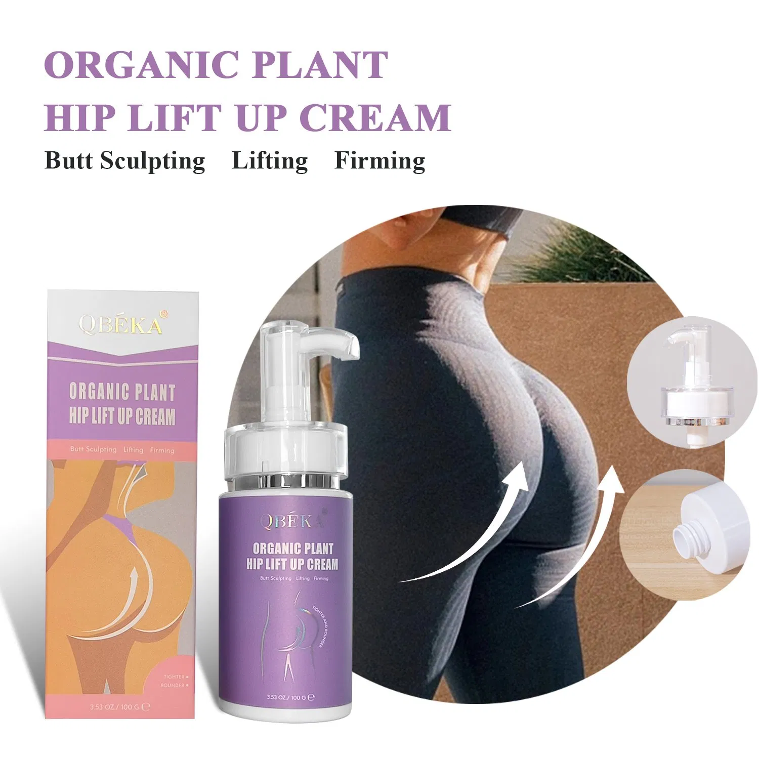 Organic Plant Hip Lifting Firming Cream