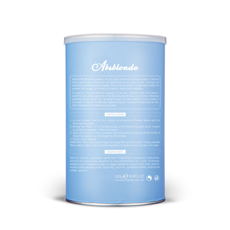 Italian Quality Organic Dust Free Hair Bleaching Powder for Hair Color