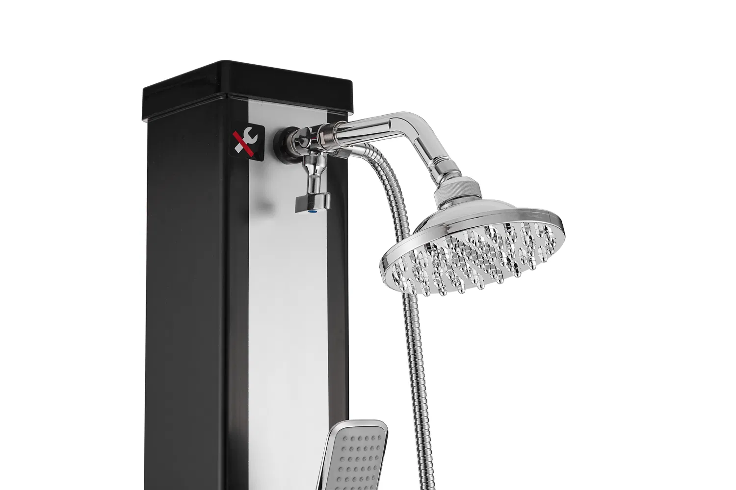 Stylish Outdoor Garden Shower Column with Solar Technology