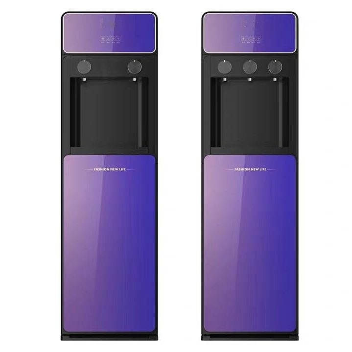 Floor Standing Compressor Cooling Water Dispenser with Fridge