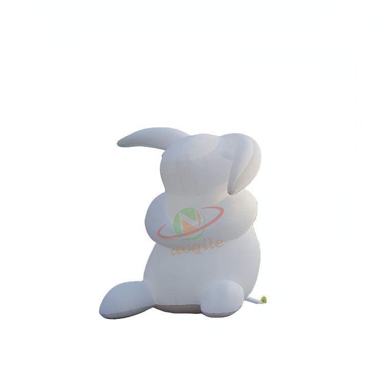 Inflatable Halloween LED White Bunny Decoration