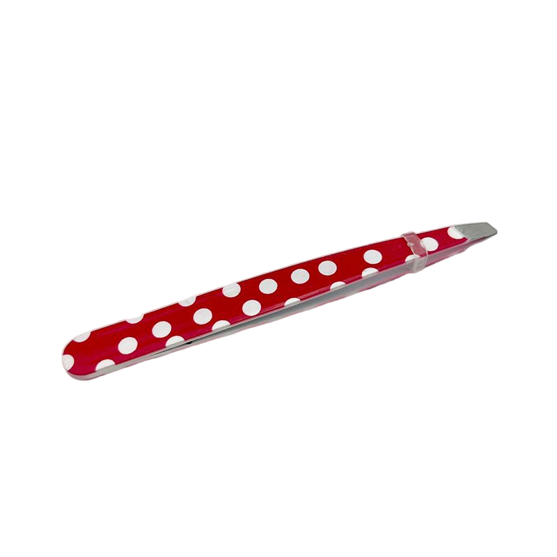 Customized Precision Slanted Stainless Steel Eyebrow Tweezer for Perfect Shaping